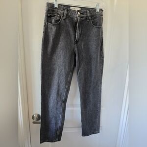 Abercrombie & Fitch Women's High Rise Gray Jeans